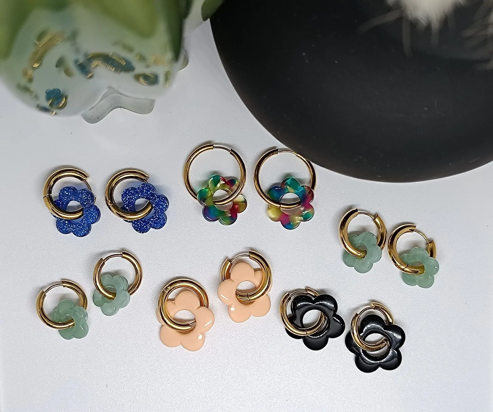 Boucles en acier inoxydable.